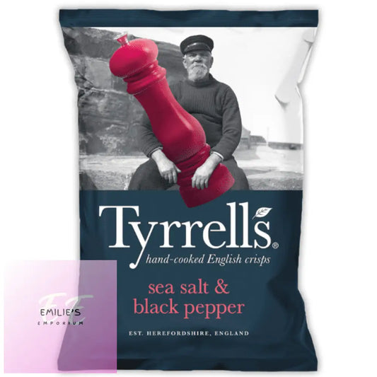 Tyrrells Sea Salt & Black Pepper 24X40G