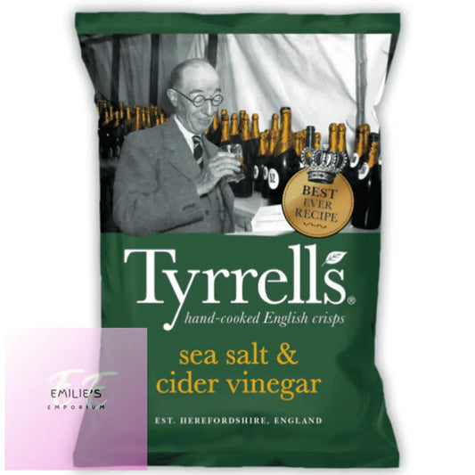 Tyrrells Sea Salt & Cider Vinegar 24X40G.