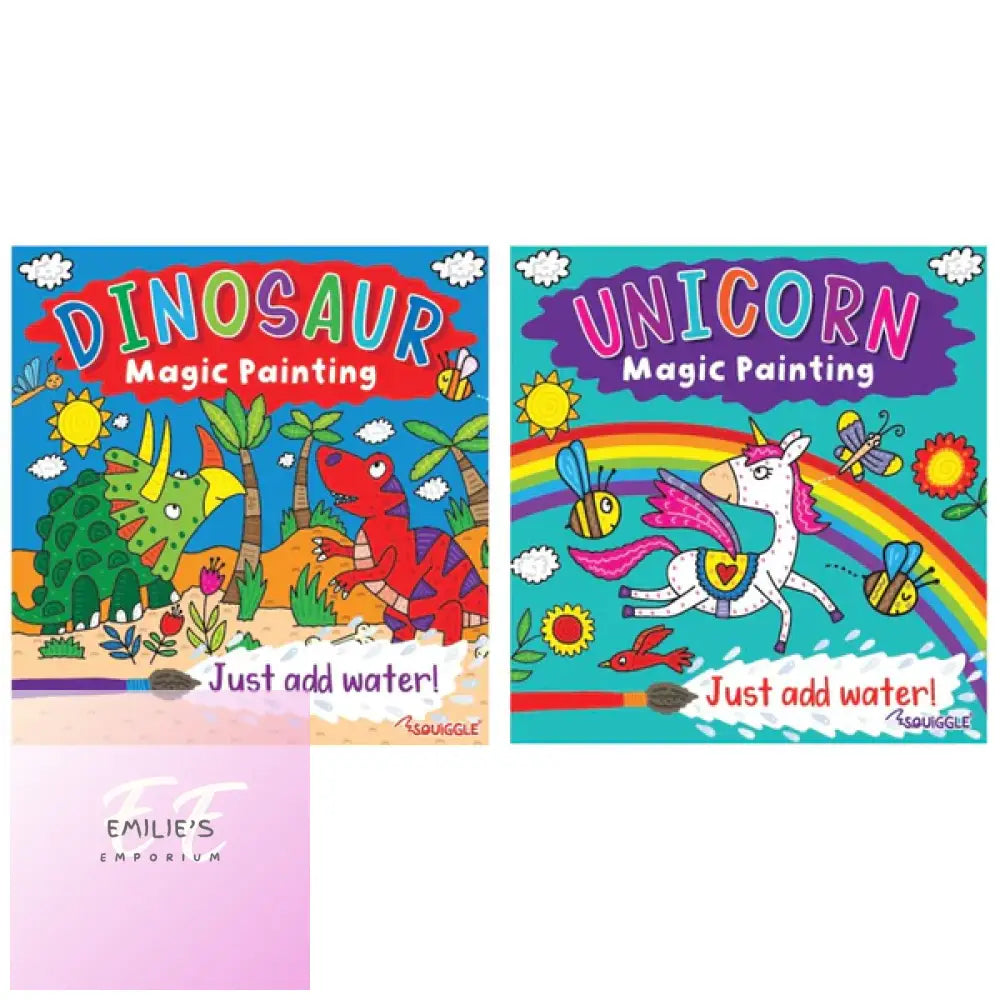 Unicorn Dinosaur Magic Painting Book Assorted