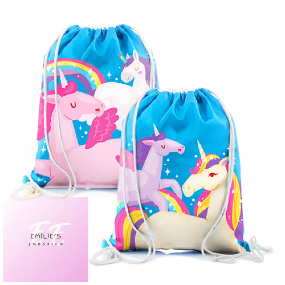 Unicorn Mini Drawstring Bag