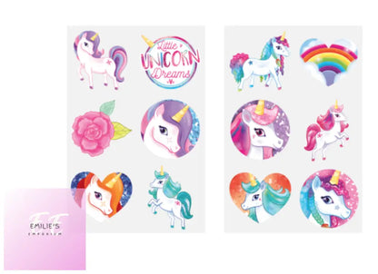 Unicorn Party Gift Bag Pre Filled - Includes 4 Items (T)
