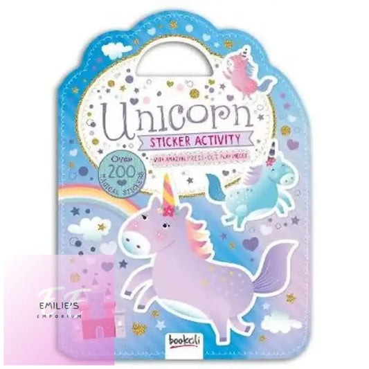 Unicorns Sticker And Press Outs Carry Activity Book