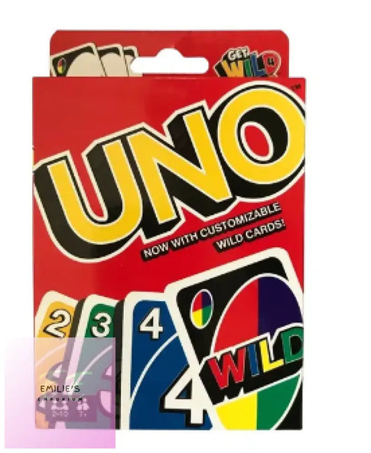 Uno Card Game With Customizable Wild Cards