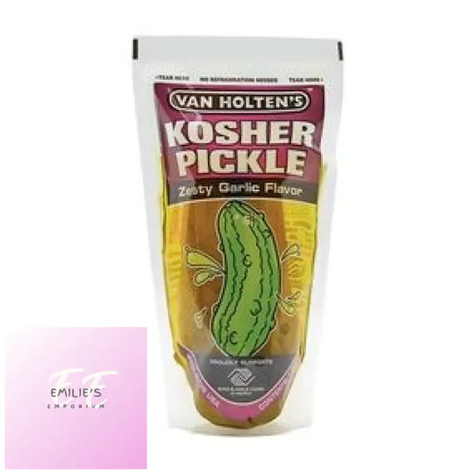 Van Holten’s - Jumbo Kosher Pickle In - A - Pouch Zesty Garlic