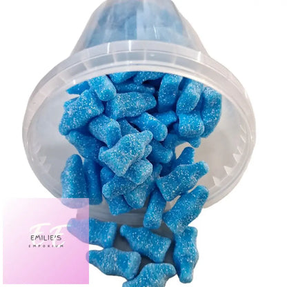 Vegan Fizzy Blue Bottles Bucket