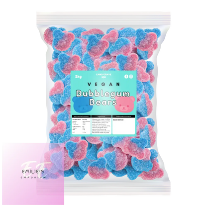 Vegan Fizzy Bubblegum Bears (Candycrave) 2Kg