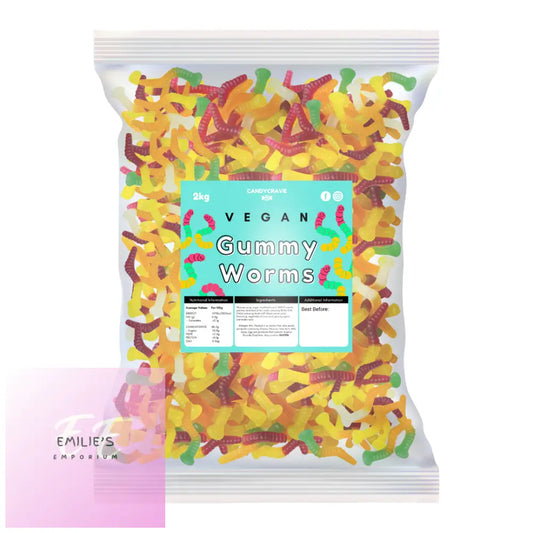 Vegan Gummy Worms (Candycrave) 2Kg