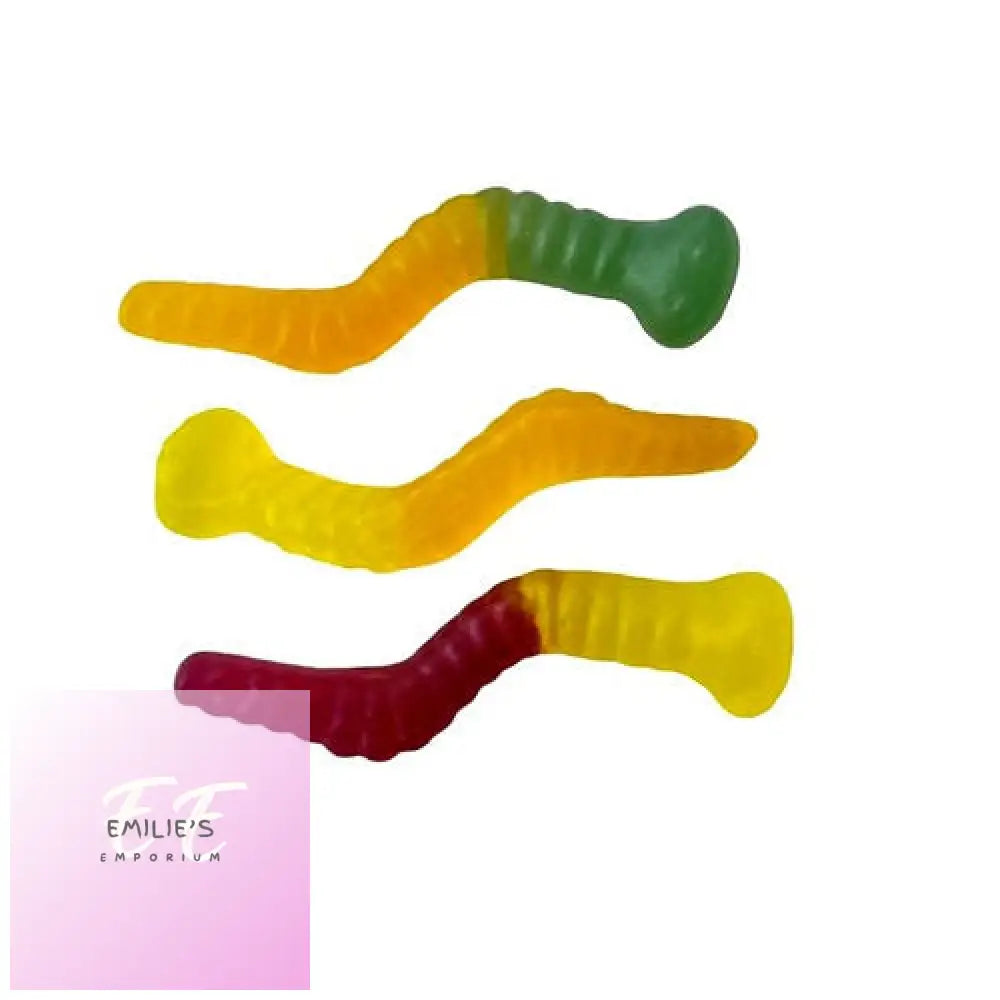 Vegan Gummy Worms - Silver Pouch