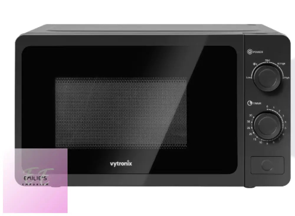 Vytronix Mlm20B Manual Microwave Oven 20L Freestanding 700W Black
