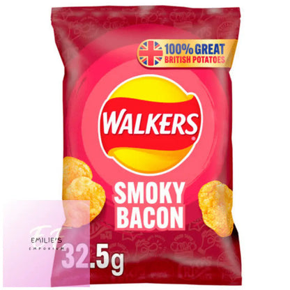 Walkers Crisps - 32X32.5G Choice Of Flavour Smoky Bacon