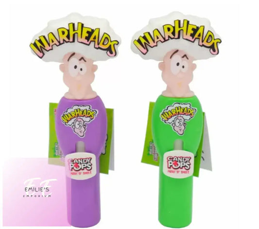 Warheads Candy Pop Push N Twist Lollipop 8G
