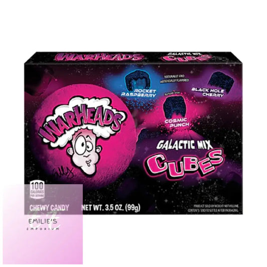 Warheads Galactic Cubes Theatre Box - 3.5Oz (99G)