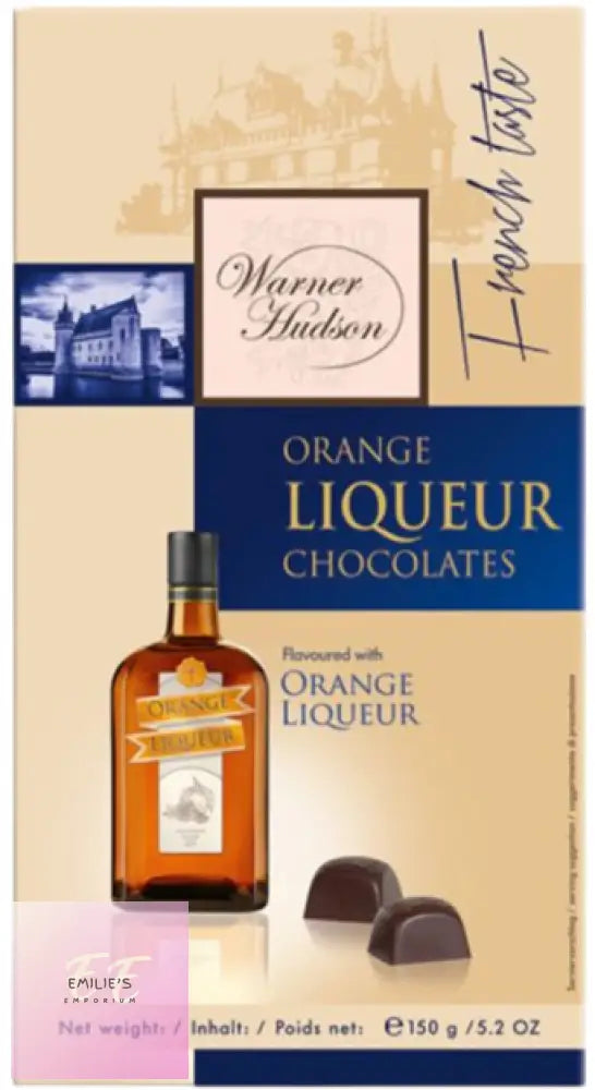 Warner Hudson Orange Chocolate Liqueurs 10X150G