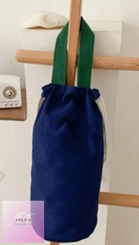 Water Bottle Bag Holder- Choices Dark Blue