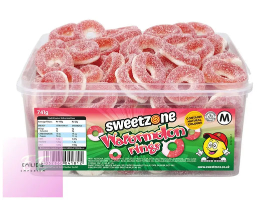 Watermelon Rings Tub (Sweetzone) 741G