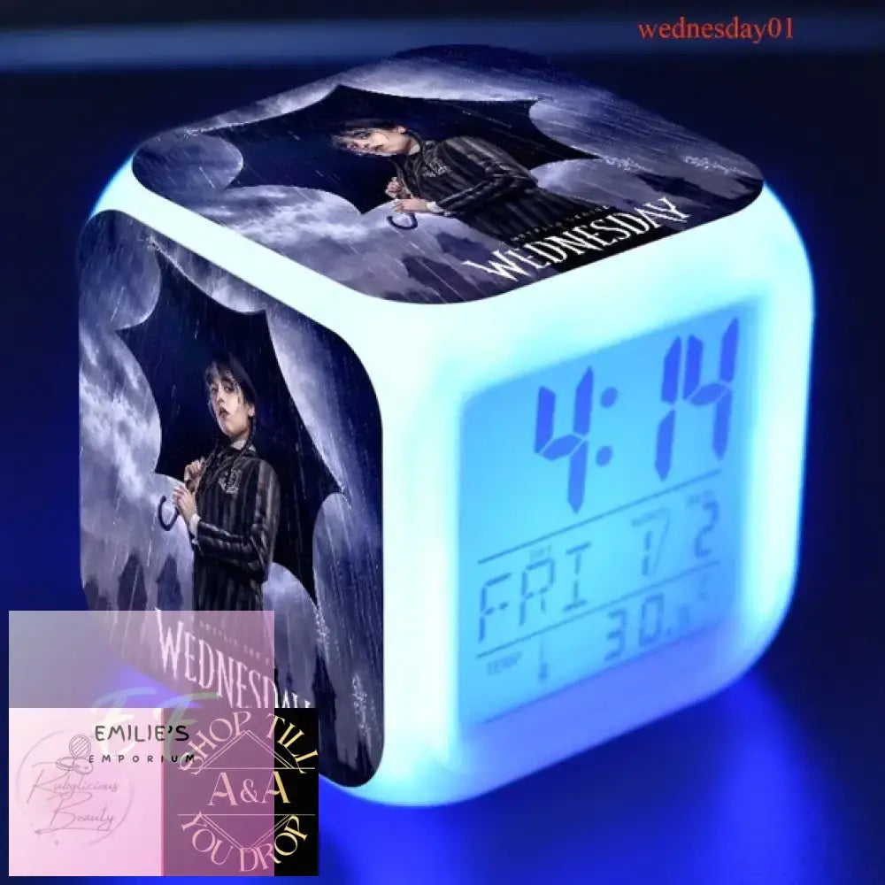 Wednesday Addams Alarm Clock