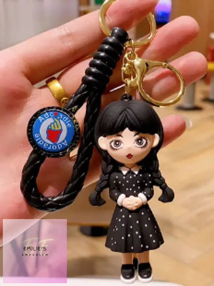 Wednesday Addams Key Ring