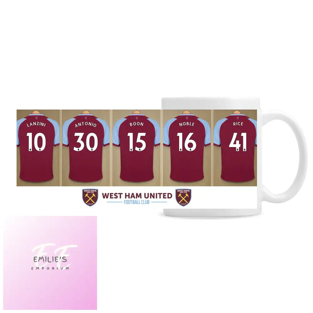 West Ham United Football Club Dressing Room Mug