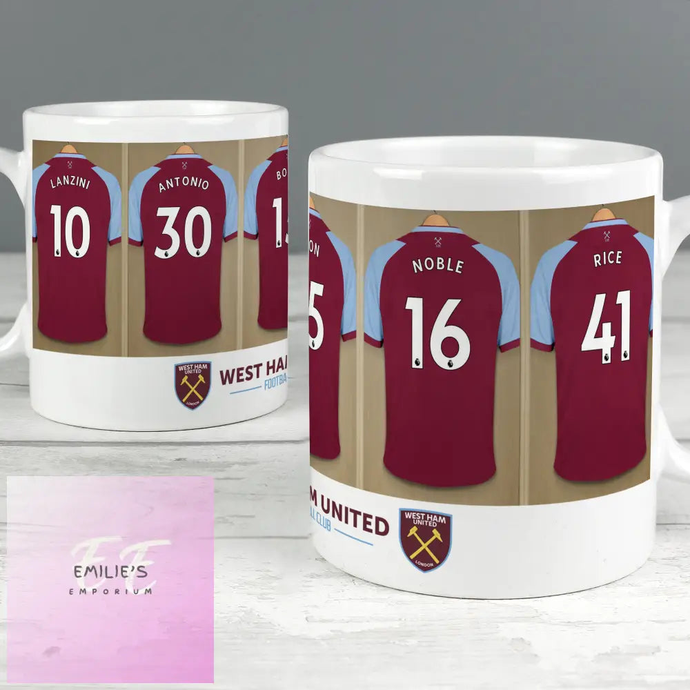 West Ham United Football Club Dressing Room Mug