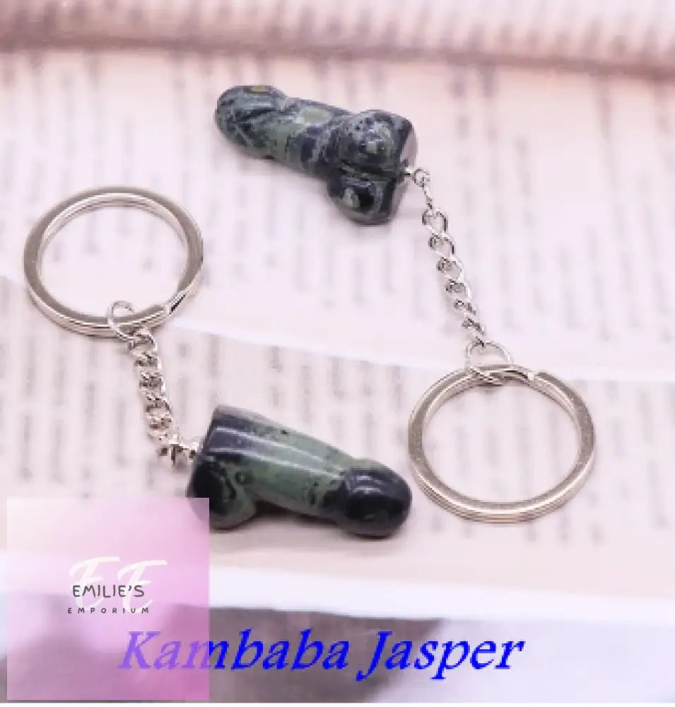 Willy Key Rings- Choices Kambaba Jasper