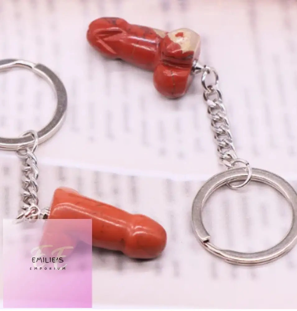 Willy Key Rings- Choices Red Jasper