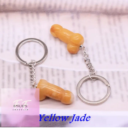 Willy Key Rings- Choices Yellow Jade
