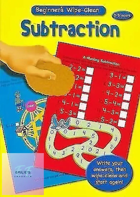 Wipe & Clean Maths - Subtraction