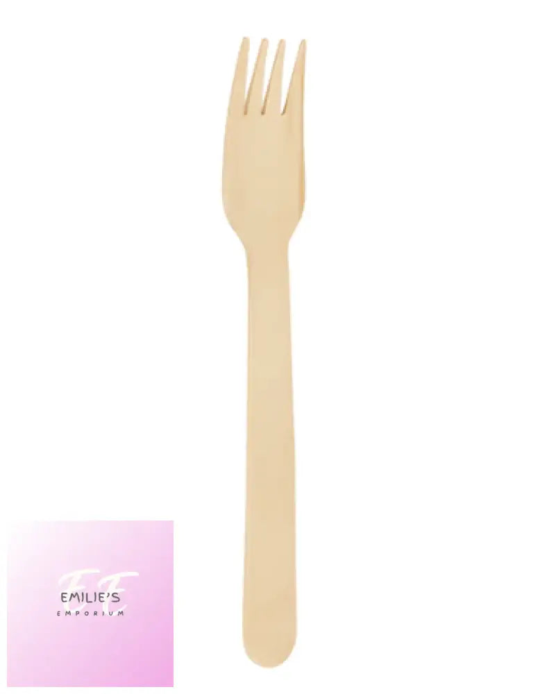 Wooden Fork - Pack Of 100