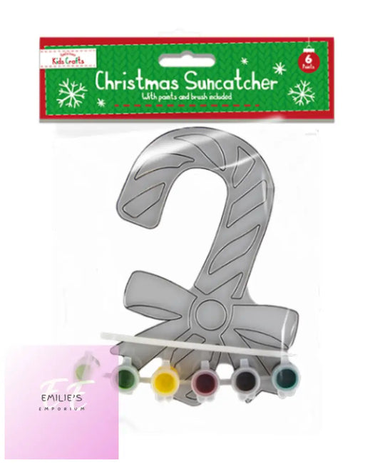 Xmas Jumbo Candy Stick Suncatcher Set