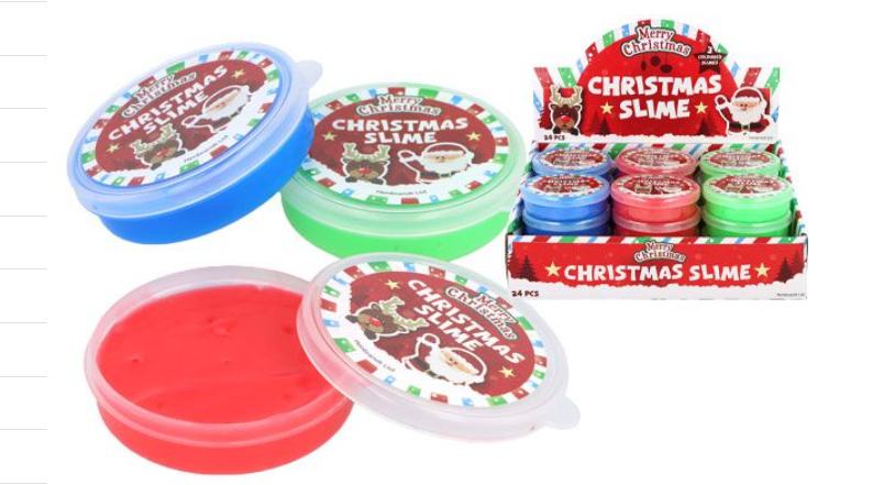 72x Christmas Slime Tubs