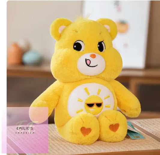 Yellow Sunshine Care Bear Plush Toy 22Cm