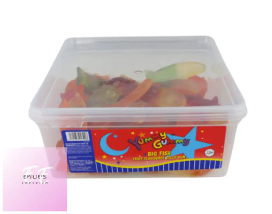 Yummy Gummy Big Fish 800G Tub