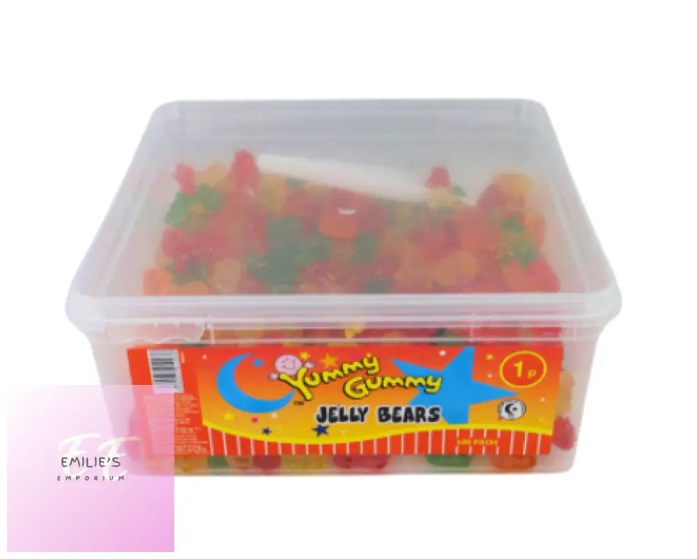 Yummy Gummy Jelly Bears 1000G Tub