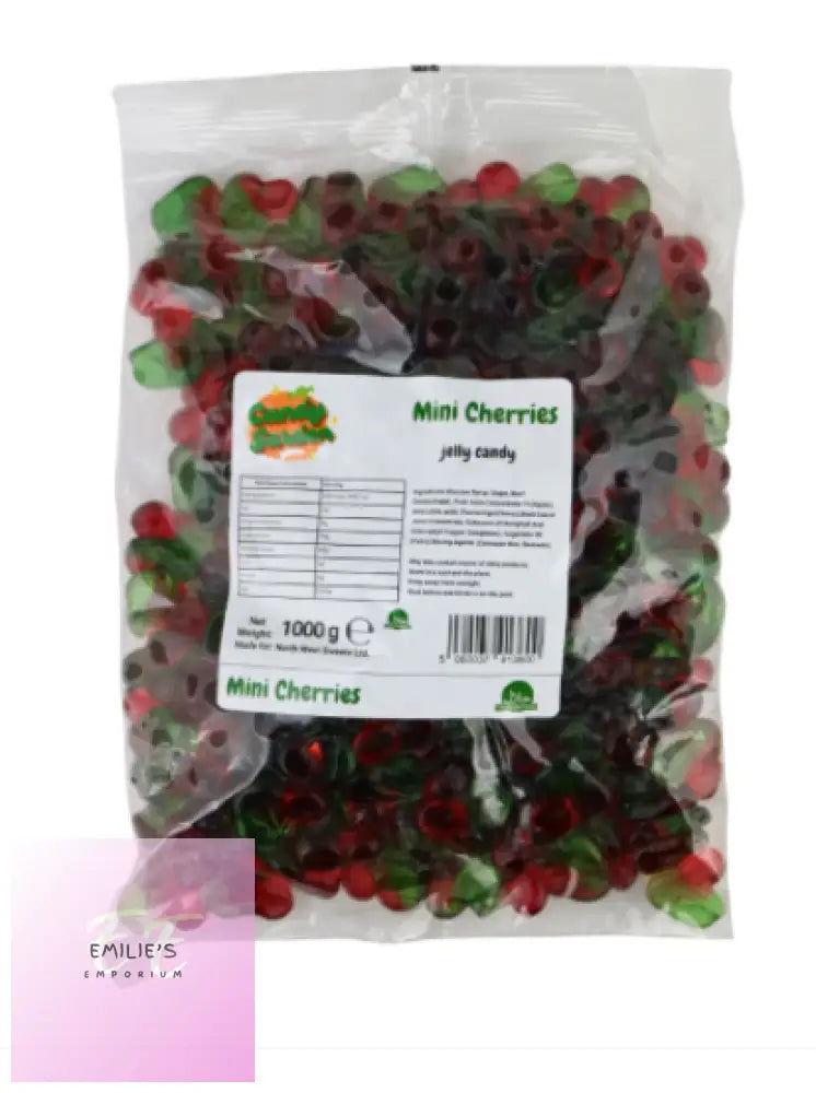 Yummy Gummy Jelly Cherries 1Kg