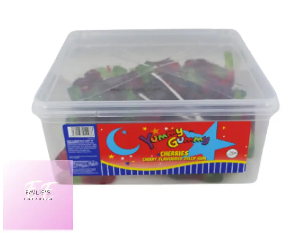 Yummy Gummy Jelly Cherries 800G Tub